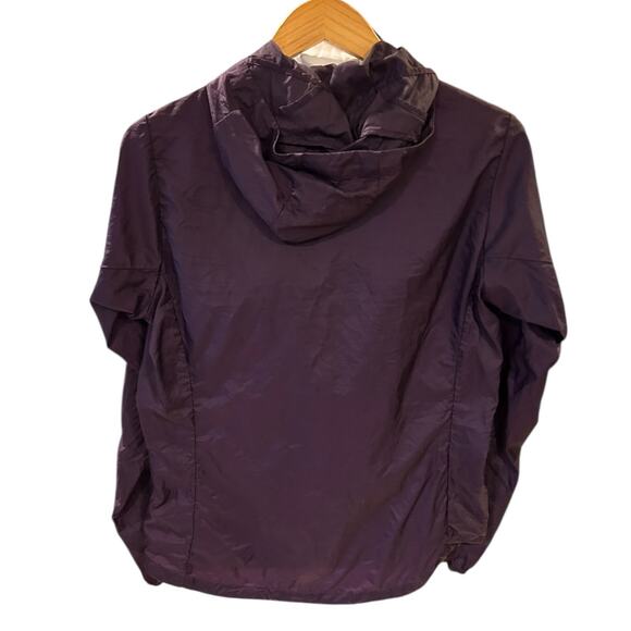 PATAGONIA Purple Houdini Ultra light Shell Windbreaker Jacket Women's Medium - Picture 3 of 9
